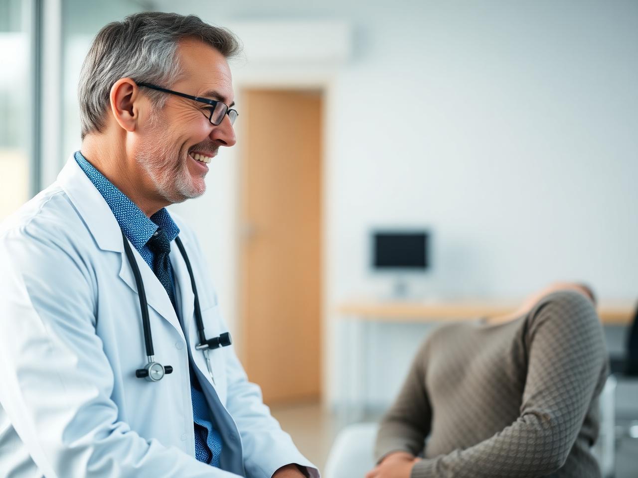 Arzt im Patientengespräch